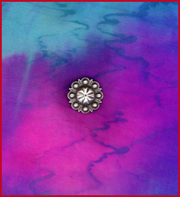 Western Decor Berry Border (6) 5/8" Hat Band Conchos 
