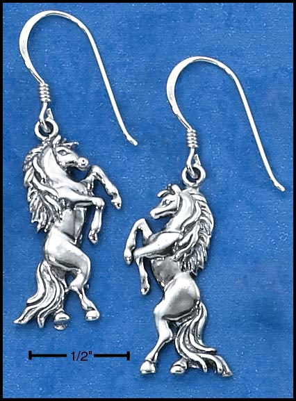 Western Decor Jewelry STERLING SILVER Stallion Earrings