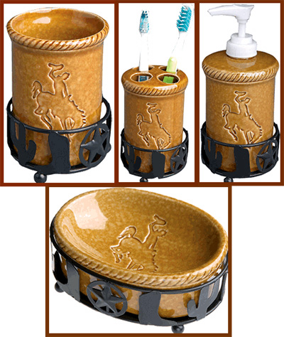 Unique Southwest Western Decor  Bathroom Accessories