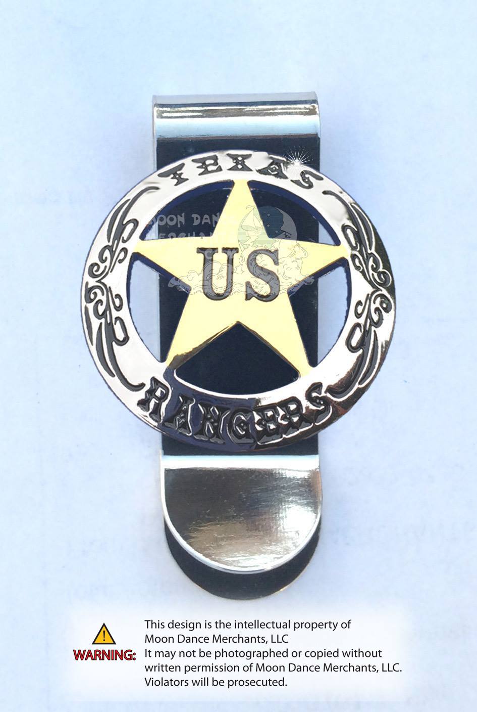 Western Decor Unique Cowboy Texas Rangers Concho Money Clip Ebay